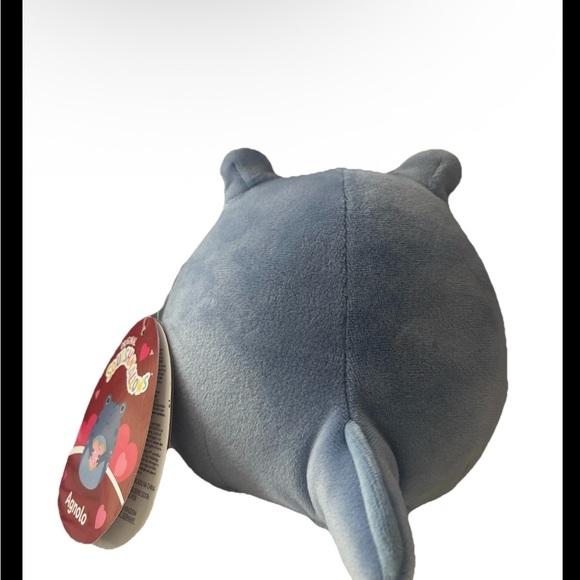 Squishmallow Agnolo Frog Plush w/ Pink Donut 8" Valentine’s Day Edition NWT - Picture 3 of 5